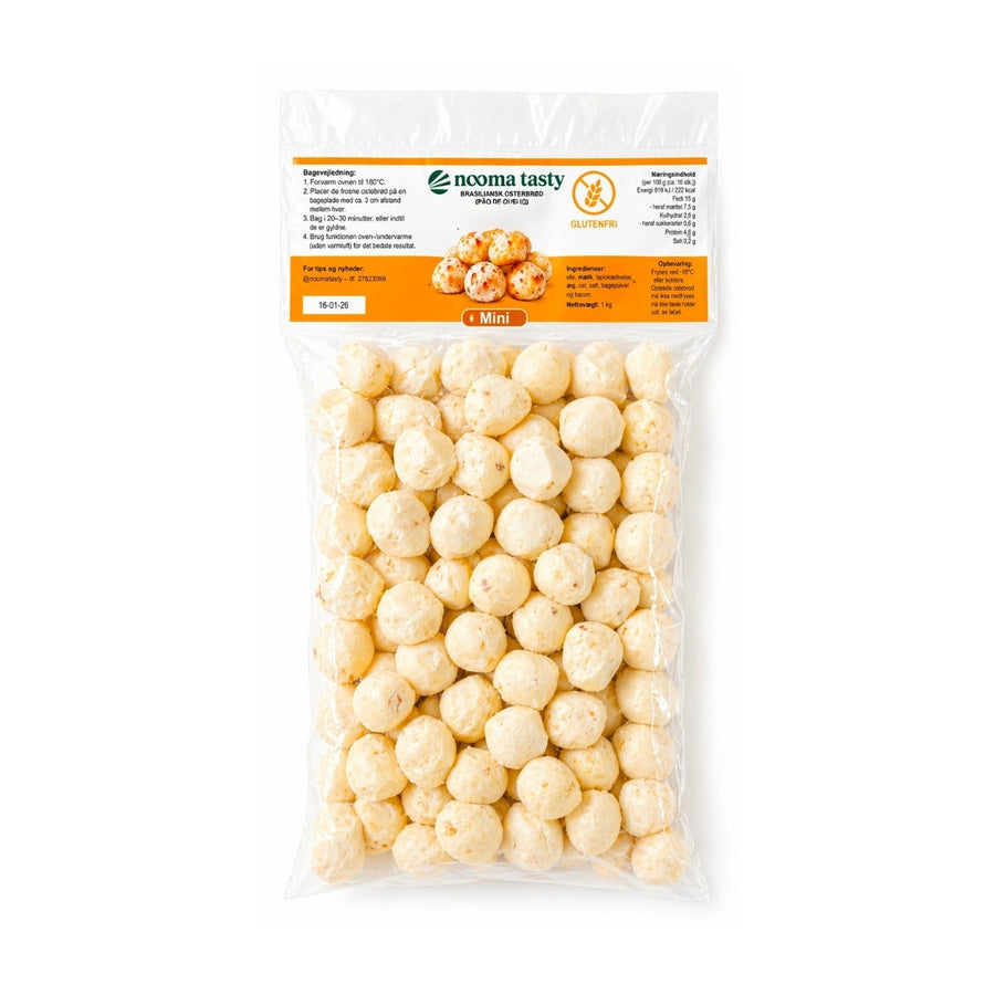 Mini Traditionel Ostebrød — Mini Pão de Queijo Tradicional