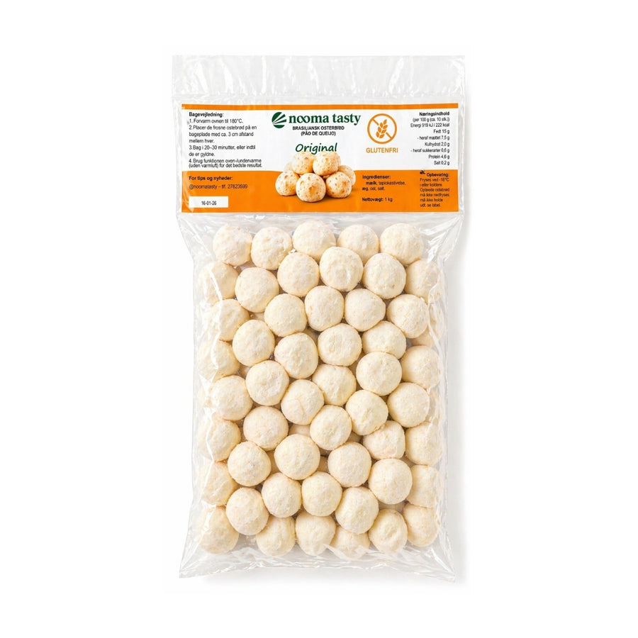 Traditionel Ostebrød — Pão de Queijo Tradicional